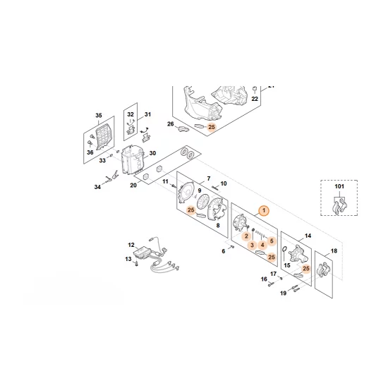 STIHL  Silnik elektryczny FA03 600 0201
